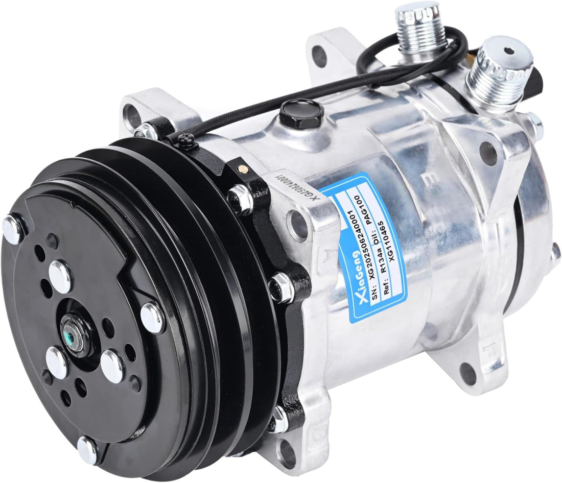 SD508 heavy-duty A/C compressor for trucks and commercial vehicles