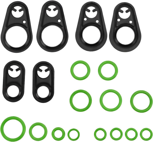 A/C System O-Ring and Gasket Seal Kit Fit for Chrysler 300 10-05, for Dodge Challenger 13-08, Charger 12-06, Magnum 08-05, Replacement for RS 2515 MT2515 26814