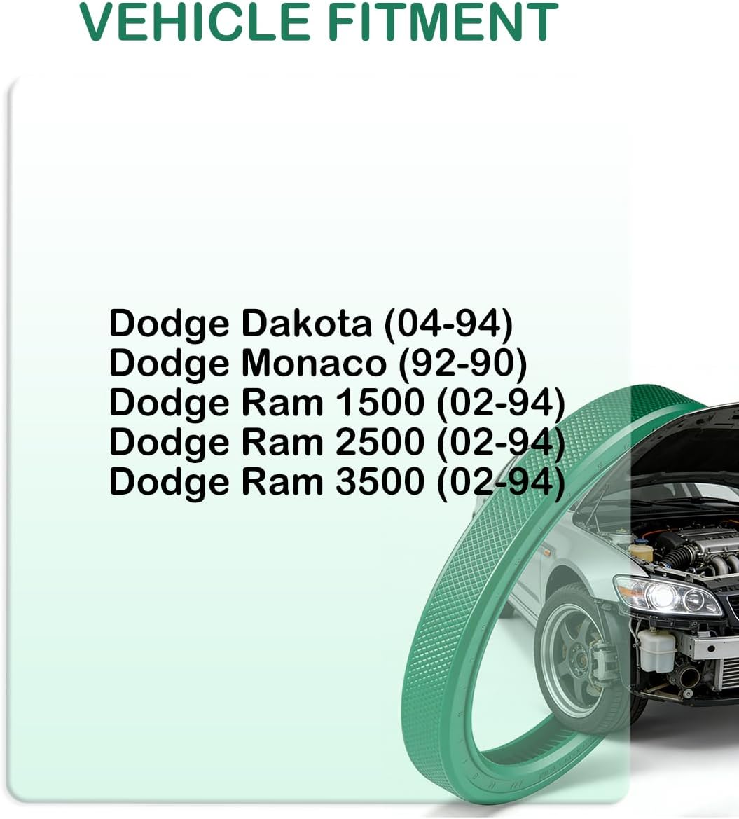 A/C System O-Ring and Gasket Seal Kit Fit for Dodge Dakota 04-94, Monaco 92-90, Ram 1500 02-94, Ram 2500 02-94, Ram 3500 02-94, Replacement for RS 2507 MT2507 26707
