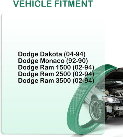 A/C System O-Ring and Gasket Seal Kit Fit for Dodge Dakota 04-94, Monaco 92-90, Ram 1500 02-94, Ram 2500 02-94, Ram 3500 02-94, Replacement for RS 2507 MT2507 26707
