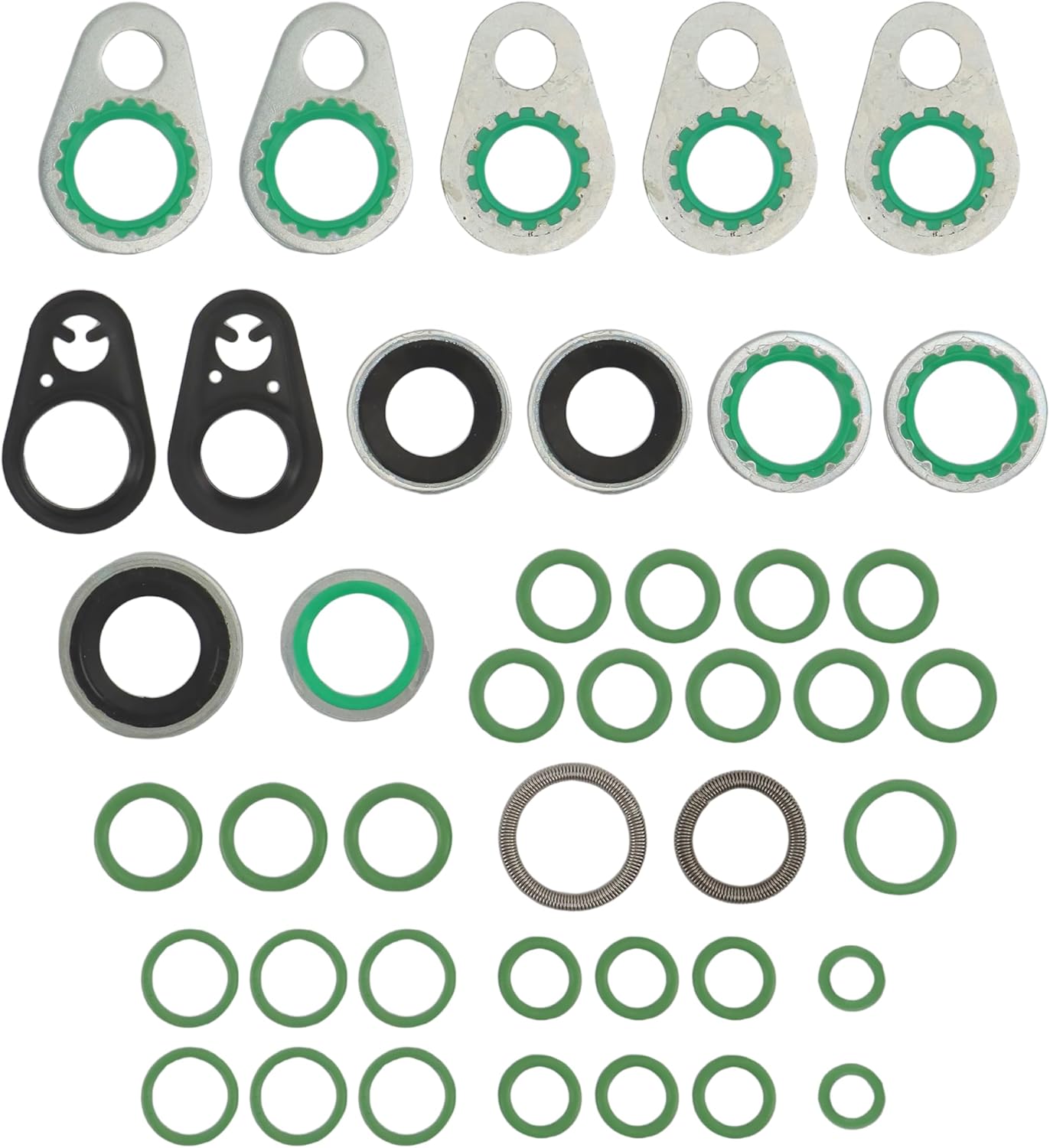 A/C System O-Ring and Gasket Seal Kit Fit for Dodge Dakota 12, 10-05, Ram 1500 10-02, Ram 2500 10-02, Ram 3500 10-02, Ram 4000 96-95, Replacement for RS 2515 MT2515 26813