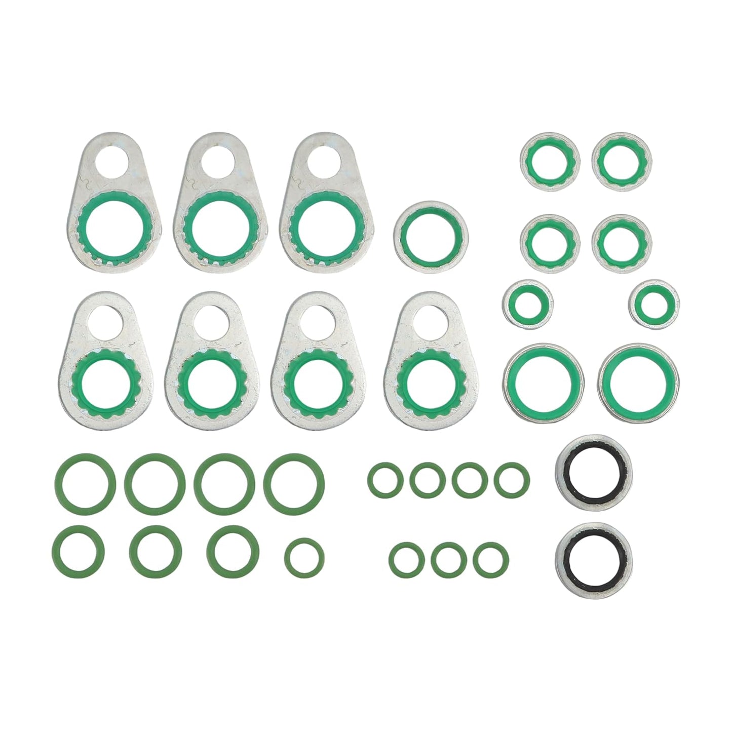 A/C System O-Ring and Gasket Seal Kit Fit for Ford F-150 14-09, F-250 09, F-250 Super Duty 19-12, 09, F-350 16-11, F-350 Super Duty 19-11, Replacement for MT2727 OR134 RS2727 26851