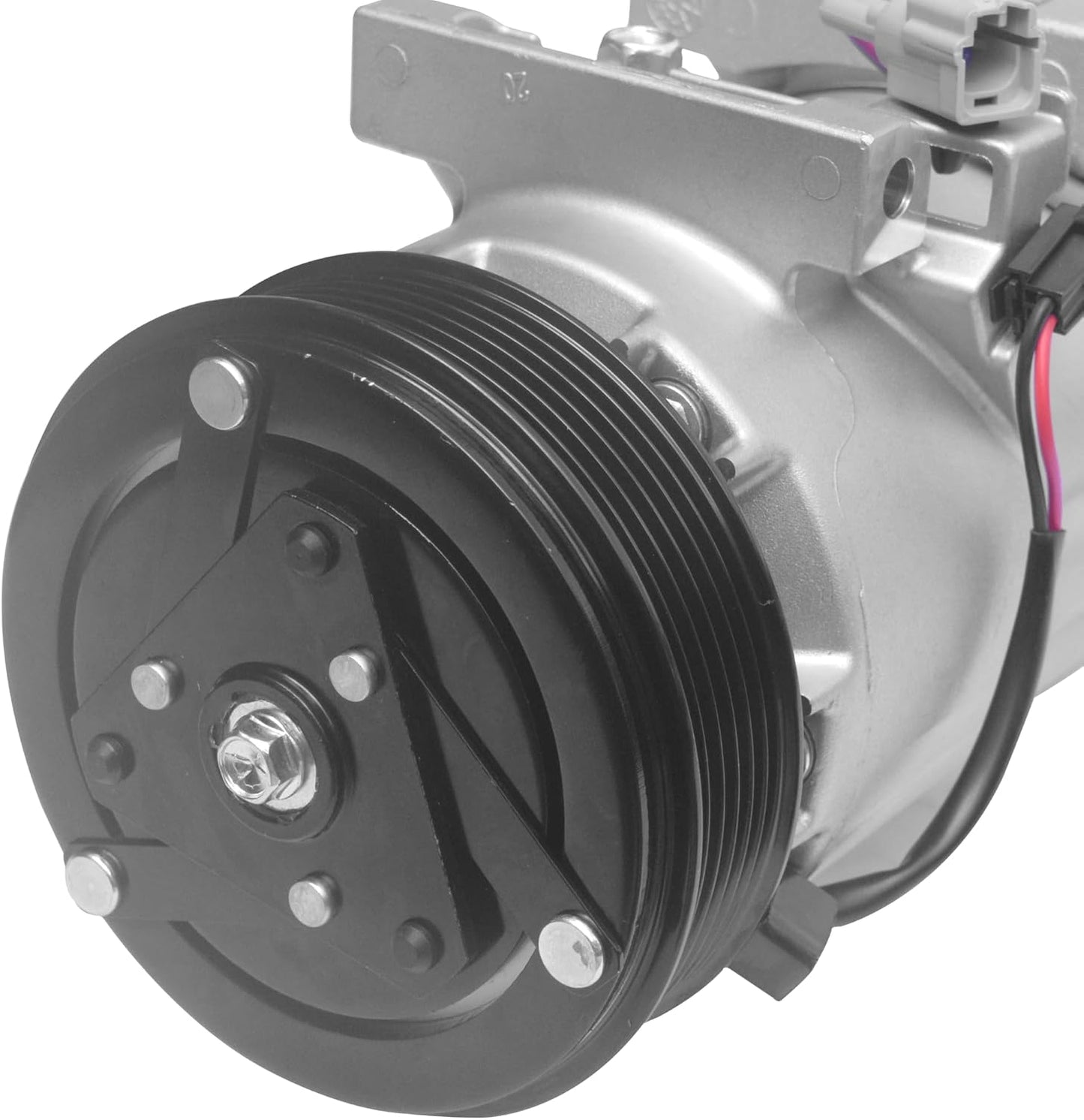 AC Compressor with Clutch Compatible with Nissan Altima 2.5L 2007 2013-2018, Rogue 2.5L 2014-2020, VCS-14EC Style (Not DKS17D), w/Two Plugs