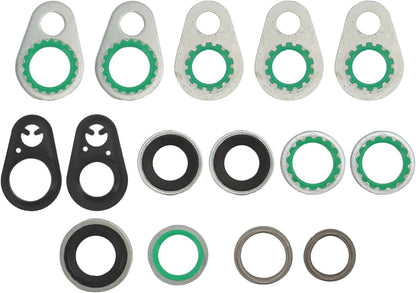 A/C System O-Ring and Gasket Seal Kit Fit for Dodge Dakota 12, 10-05, Ram 1500 10-02, Ram 2500 10-02, Ram 3500 10-02, Ram 4000 96-95, Replacement for RS 2515 MT2515 26813