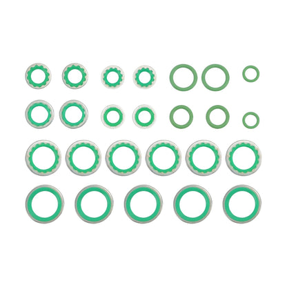 A/C System O-Ring and Gasket Seal Kit Fit for Ram 1500 21-13, 1500 Classic 21-19, 2500 19-13, 3500 19-13, 4500 19-13, 5500 19-13, Replacement for 1321383 26844 MT2712 RS2712