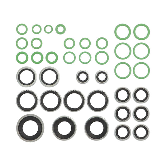 A/C System O-Ring and Gasket Seal Kit Fit for AM General Hummer 96,94, 00-99, for Buick Allure 10-05, Lesabre 05-00, Rainier 07-04, Rendezvous 07-02, Replacement for RS 2550 MT2550 26738