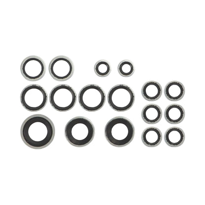 A/C System O-Ring and Gasket Seal Kit Fit for AM General Hummer 96,94, 00-99, for Buick Allure 10-05, Lesabre 05-00, Rainier 07-04, Rendezvous 07-02, Replacement for RS 2550 MT2550 26738
