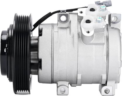 A/C Compressor with Clutch - Fits for 158386 - Compatible with Toyota Corolla 1.8L 2003-2008, Matrix 1.8L 2003-2008