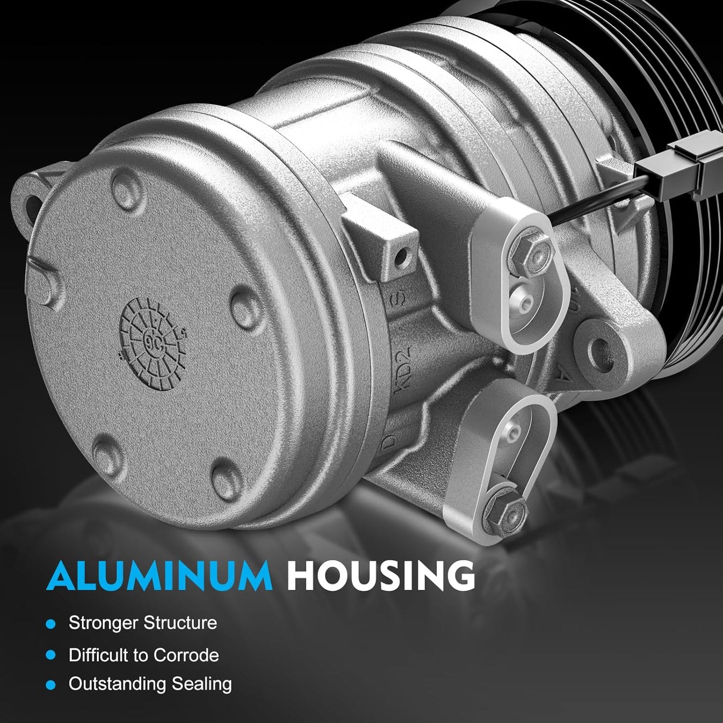 AC Compressor with Clutch Compatible with Nissan Altima 2.5L 2007-2012, Sentra 2.5L 2007-2012