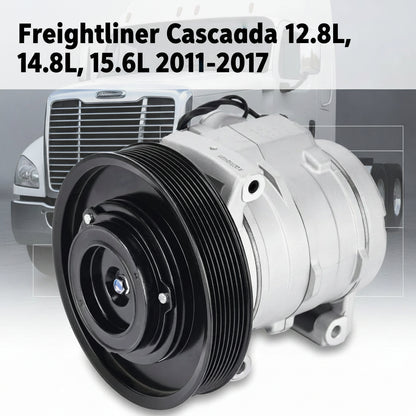 Micah Motors A/C Compressor Compatible with Freightliner Cascadia 12.8L, 14.8L, 15.6L